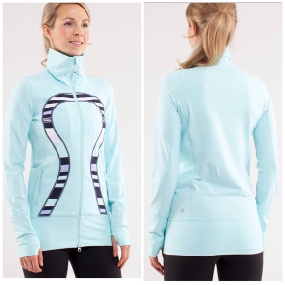 lululemon athletica Jackets & Blazers - Lululemon In Stride Long Blue Running Jacket